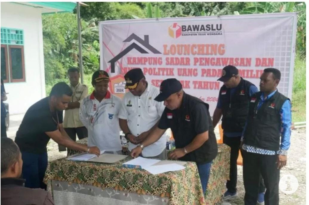 Lounching Kampung Pengawasan dan Anti Politik Uang. Sabtu, 19/10/2024
