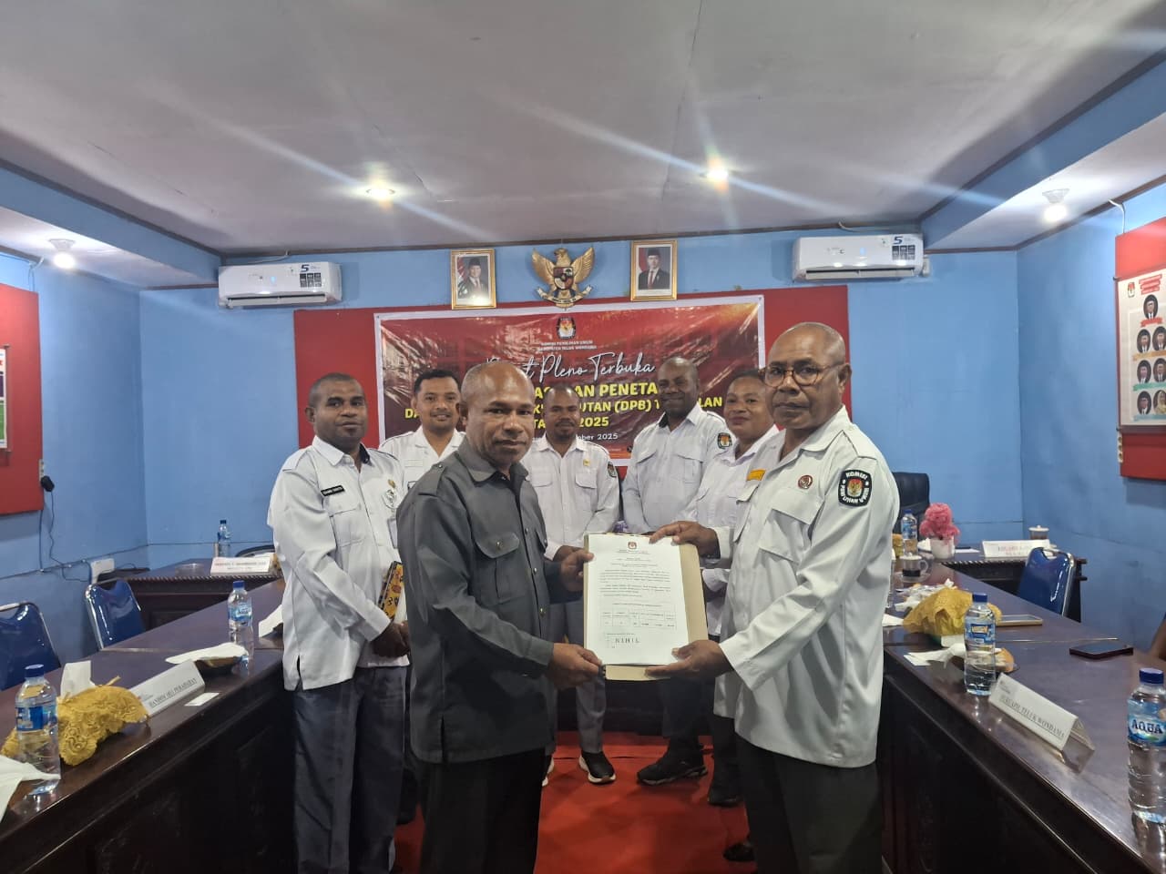 Penyerahan Berita Acara Pleno PDPB