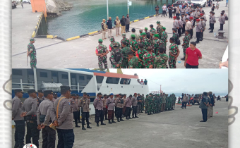 BAWASLU TELUK WONDAMA MENGAWASI PENDISTRIBUSIAN LOGISTIK PEMILU TAHUN 2024