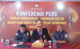 pendaftaran Bakal Calon Bupati dan Wakil Bupati Teluk Wondama