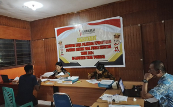 Hari Ke-2 (dua) Penerima Berkas dan Pendaftaran Panwaslu Distrik Se-Kabupaten Teluk Wondama