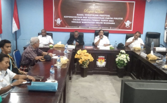 Bawaslu Teluk Wondama Hadiri Rapat Pleno Terbuka Hasil Verifikasi Faktual Perbaikan Kepengurusan dan Keanggotaan Partai Calon Peserta Pemilu 2024
