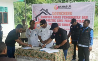 Lounching Kampung Pengawasan dan Anti Politik Uang. Sabtu, 19/10/2024