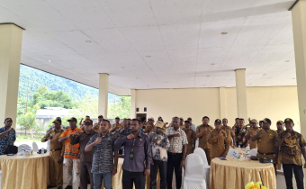 Ikrar Netralitas Kepala Kampung dan Kelurahan Se-Kabupaten Teluk Wondama, Jumat 25/10/2024